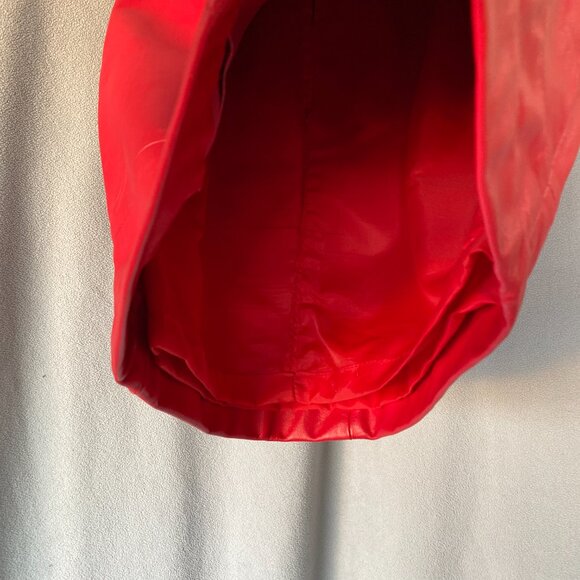 JC Comini Red Genuine Leather Pencil Skirt | Size S/6 | Made in Argentina - Picture 2 of 8